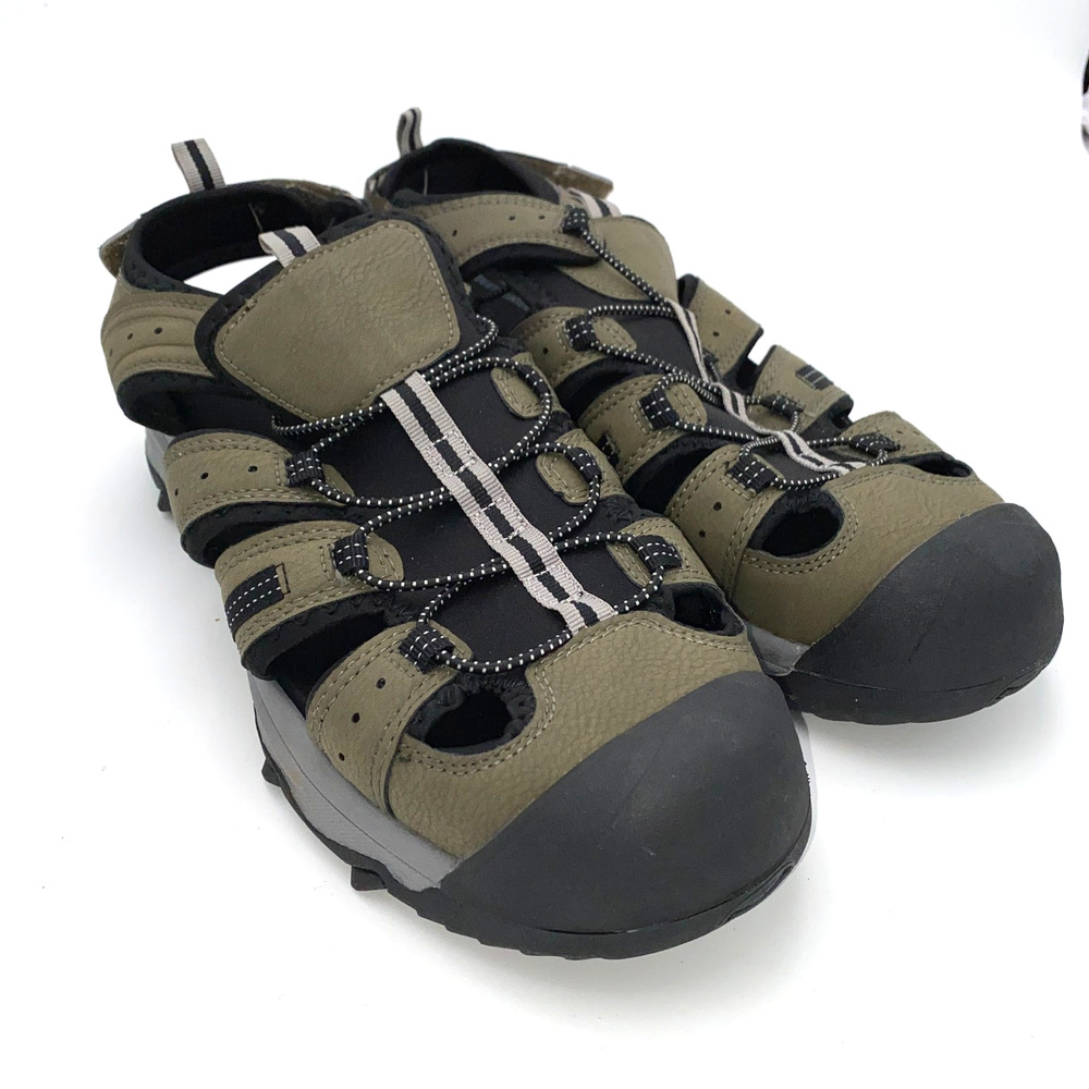 Adventuridge Shoe Mens Size 12 Green Water Trekking Sport Hiking Trail Sandal